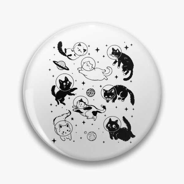 Item preview, Cosmic Cats in Space, Cute Astronaut Cat Galaxy Pattern designed and sold by Krasnovaovaova.