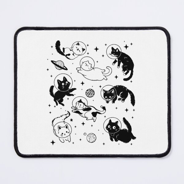 Item preview, Cosmic Cats in Space, Cute Astronaut Cat Galaxy Pattern designed and sold by Krasnovaovaova.