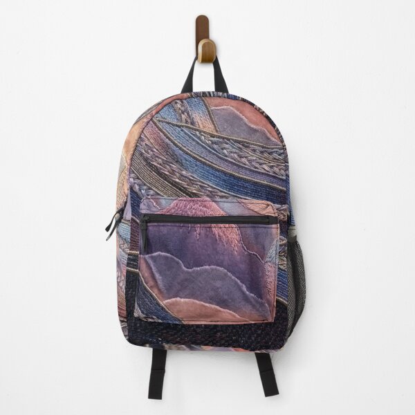 Item preview, Dusk Mountains Textile Art Landscape designed and sold by KingsArtworx 2.