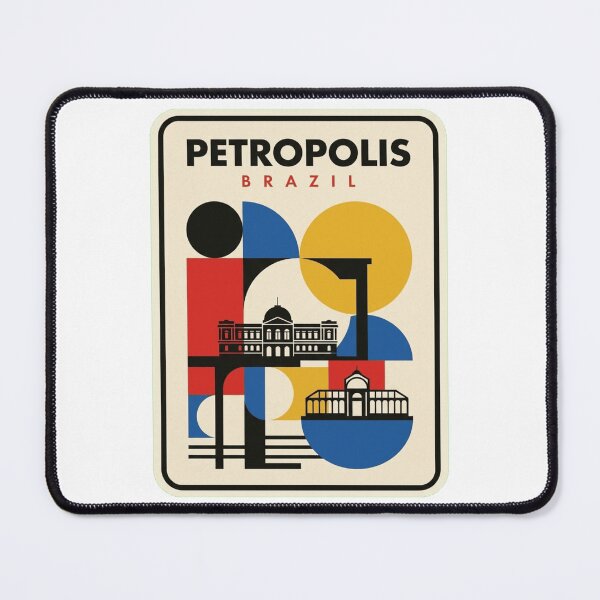 Item preview, Retro Petropolis Bauhaus Geometric Skyline designed and sold by k3rstman1.