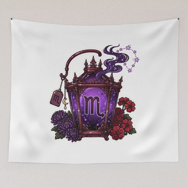 Item preview, Scorpio Zodiac Lantern designed and sold by LunaGlow Studio.