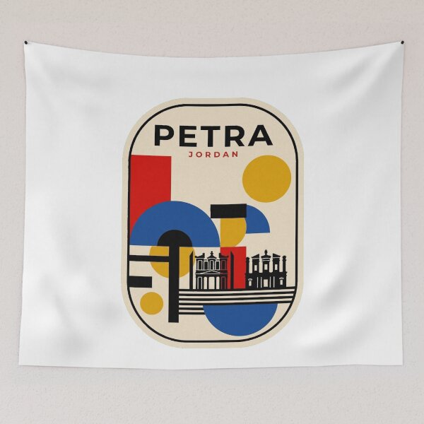 Item preview, Retro Petra Bauhaus Geometric Skyline designed and sold by k3rstman1.