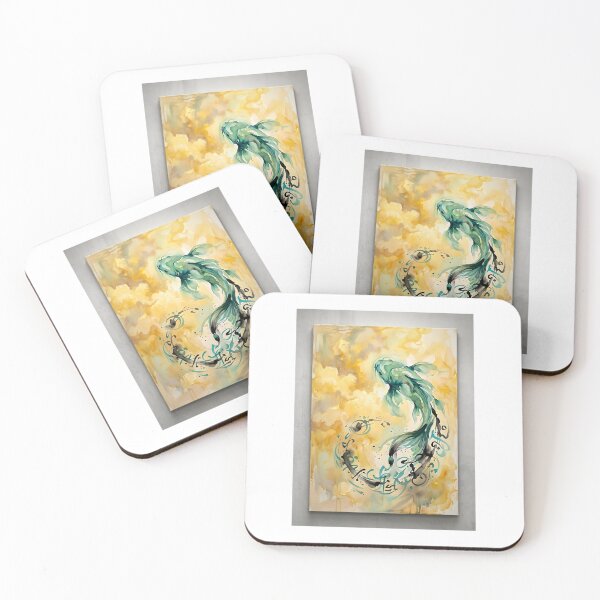 Item preview, Koi Ink Calligrapher designed and sold by PictoVibe.
