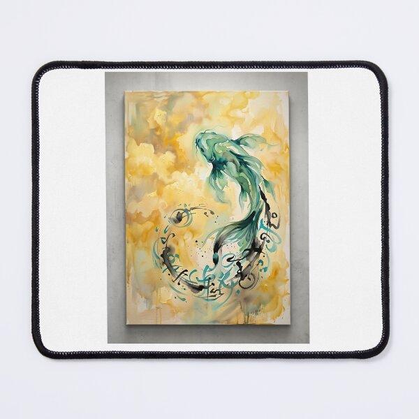 Item preview, Koi Ink Calligrapher designed and sold by PictoVibe.