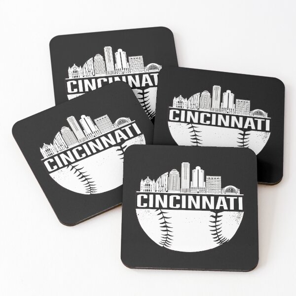 Aperçu de l'œuvre Urban City Skyline Baseball Half Circle Distressed Graphic créée et vendue par TysonLessard.
