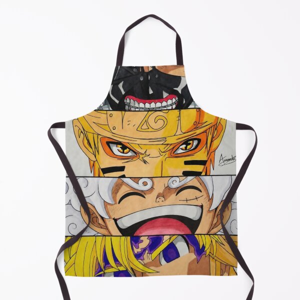 Item preview, Kaneki, Naruto, Luffy and Meliodas (FAN ART) designed and sold by Amanda-Drawing.