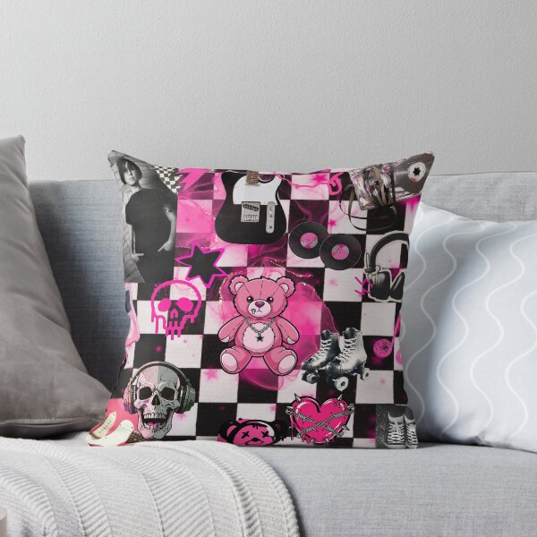 Item preview, Hot Pink Mall Goth Collage designed and sold by Side By Side Studio.