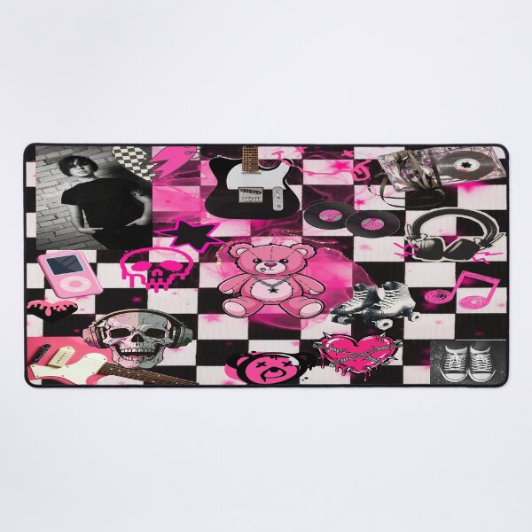 Item preview, Hot Pink Mall Goth Collage designed and sold by Side By Side Studio.