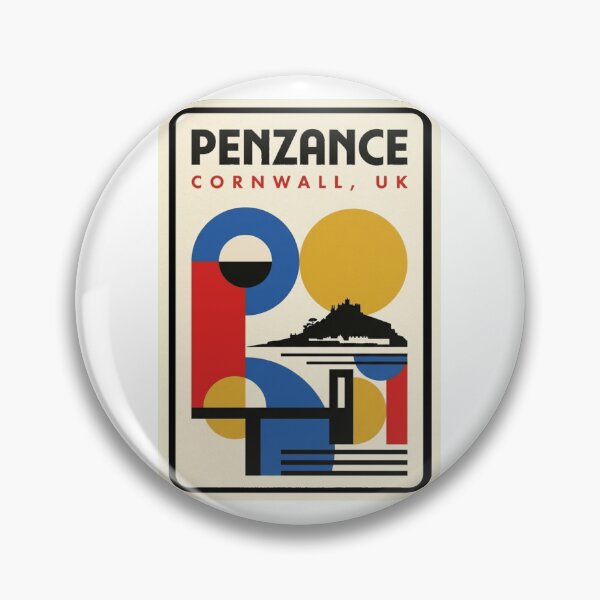 Artikelvorschau, Retro Penzance Bauhaus Geometrische Skyline entworfen und verkauft von k3rstman1.