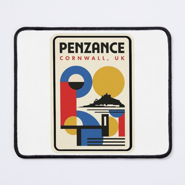 Item preview, Retro Penzance Bauhaus Geometric Skyline designed and sold by k3rstman1.