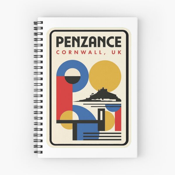 Item preview, Retro Penzance Bauhaus Geometric Skyline designed and sold by k3rstman1.