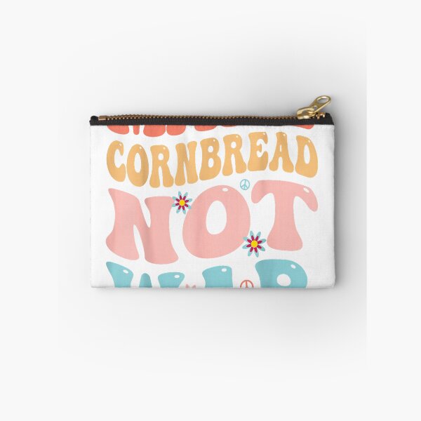 Item preview, Make Corn Bread Instead of War Funny Groovy Peace Cooking Baking T-Shirt designed and sold by teluguredbubble.