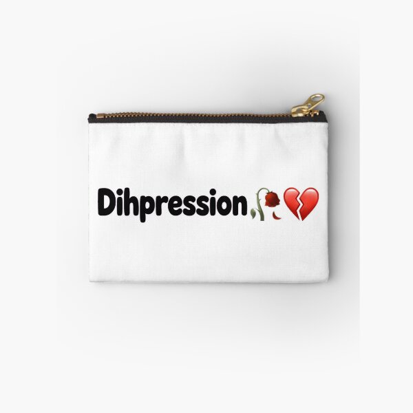 Item preview, Dihpression Funny Meme design - Wilting Rose Broken Heart Gen Z Depression Humor designed and sold by UkiyoArchive.