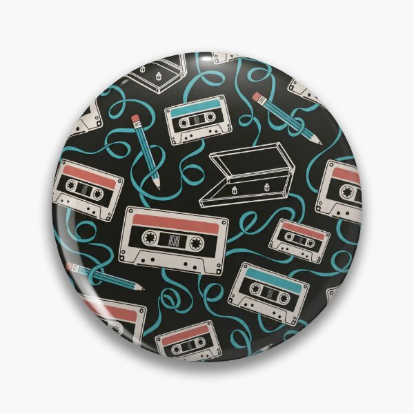Item preview, Mixtape Cassette Repeat Tapes Spilled Ribbon and Cases | Retro Music Print designed and sold by StickyGuys.
