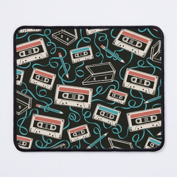 Item preview, Mixtape Cassette Repeat Tapes Spilled Ribbon and Cases | Retro Music Print designed and sold by StickyGuys.