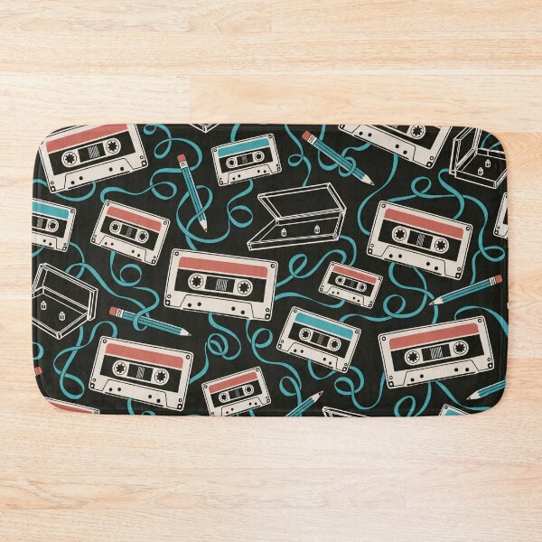 Item preview, Mixtape Cassette Repeat Tapes Spilled Ribbon and Cases | Retro Music Print designed and sold by StickyGuys.