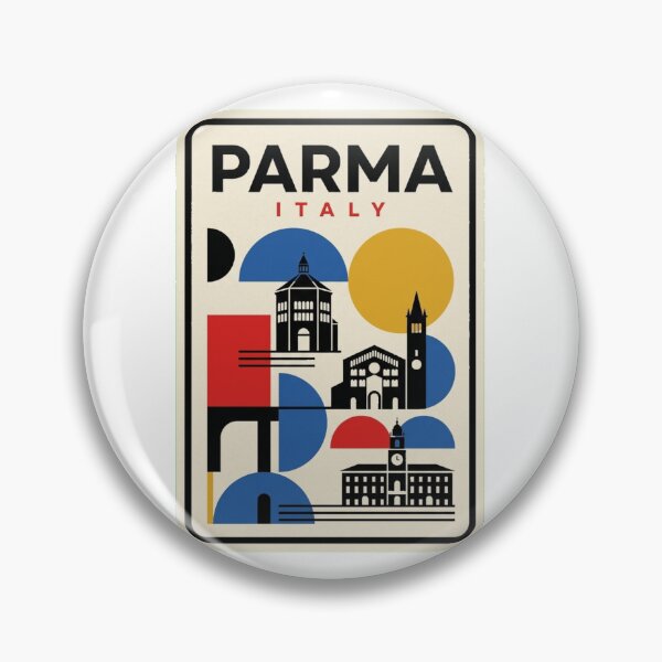 Item preview, Retro Parma Bauhaus Geometric Skyline designed and sold by k3rstman1.