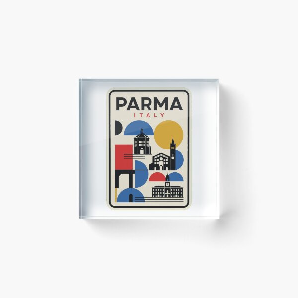 Item preview, Retro Parma Bauhaus Geometric Skyline designed and sold by k3rstman1.