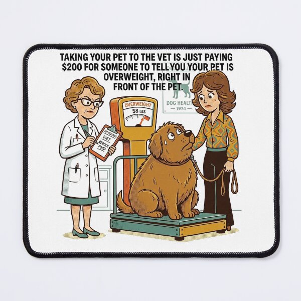 Item preview, Taking your pet to the vet is just paying $200 for someone to tell you your pet is overweight, right in front of the pet. designed and sold by jrzvibe.