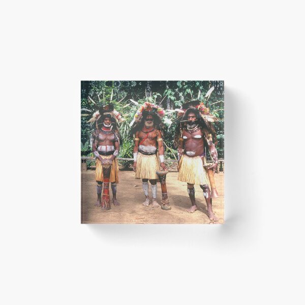 Item preview, Papua New Guinea Authentic Sing Sing Dancers Photo designed and sold by DEC02.