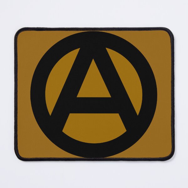 Item preview, Anarchy symbol in fall colours designed and sold by herracaligari.