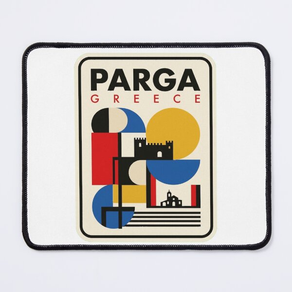 Item preview, Retro Parga Bauhaus Geometric Skyline designed and sold by k3rstman1.