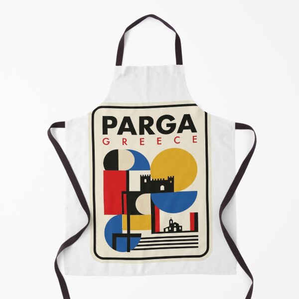 Item preview, Retro Parga Bauhaus Geometric Skyline designed and sold by k3rstman1.