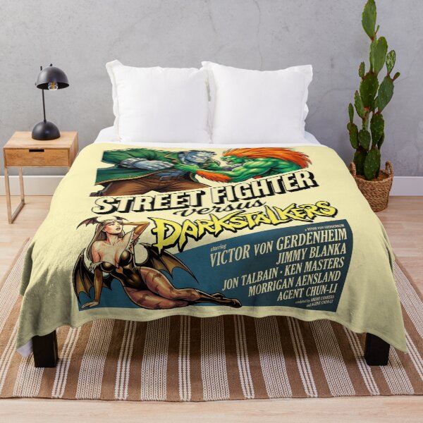 Item preview, Street Fighter vs Darkstalkers – Camiseta con diseño de póster de boxeo retro designed and sold by MikeMoreArt.
