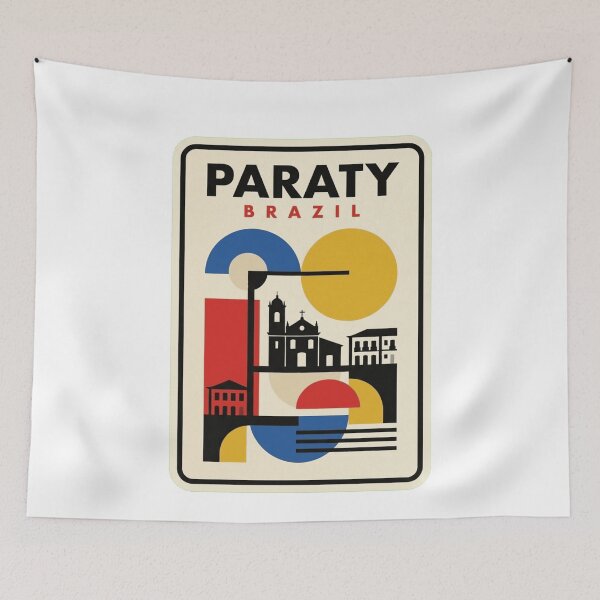 Item preview, Retro Paraty Bauhaus Geometric Skyline designed and sold by k3rstman1.