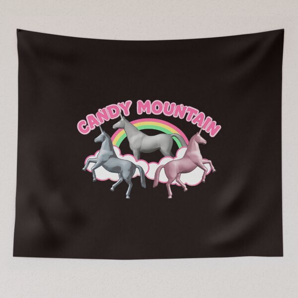 Item preview, Candy Mountain Unicorn Rainbow Cloud  designed and sold by SilentCosmos.