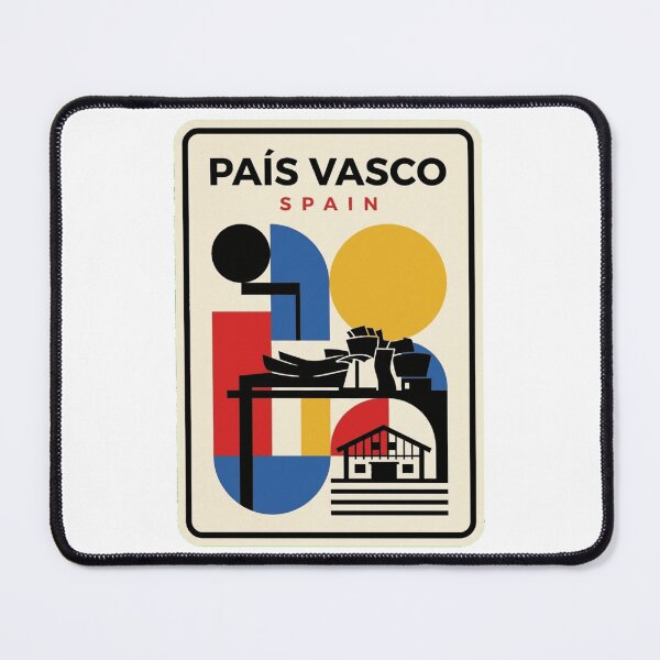 Item preview, Retro País Vasco Bauhaus Geometric Skyline designed and sold by k3rstman1.