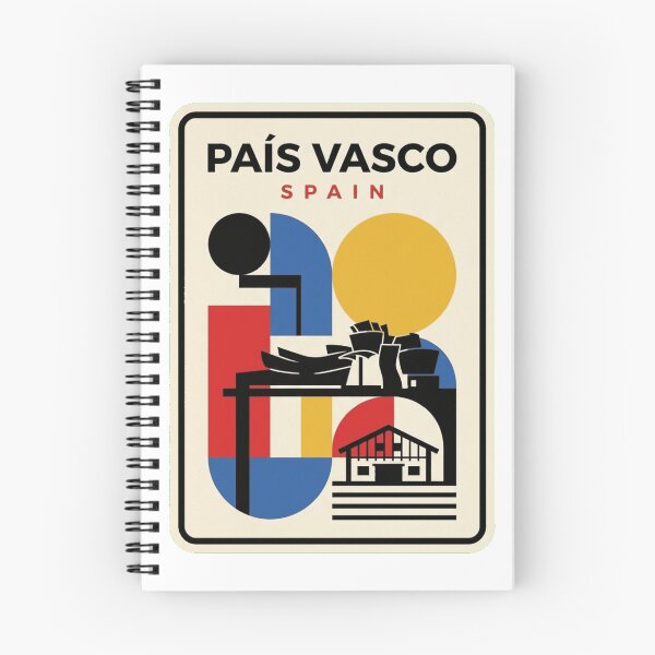 Item preview, Retro País Vasco Bauhaus Geometric Skyline designed and sold by k3rstman1.