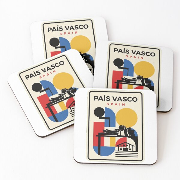 Item preview, Retro País Vasco Bauhaus Geometric Skyline designed and sold by k3rstman1.