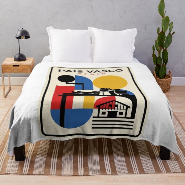 Item preview, Retro País Vasco Bauhaus Geometric Skyline designed and sold by k3rstman1.