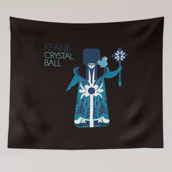 Item preview, Keane Crystal Ball Geometric Winter Figure Art designed and sold by SilentCosmos.