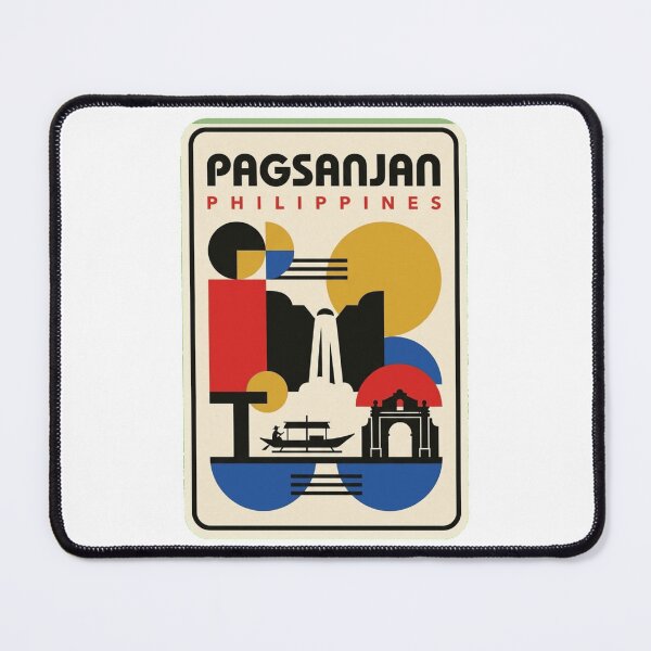 Item preview, Retro Pagsanjan Bauhaus Geometric Skyline designed and sold by k3rstman1.