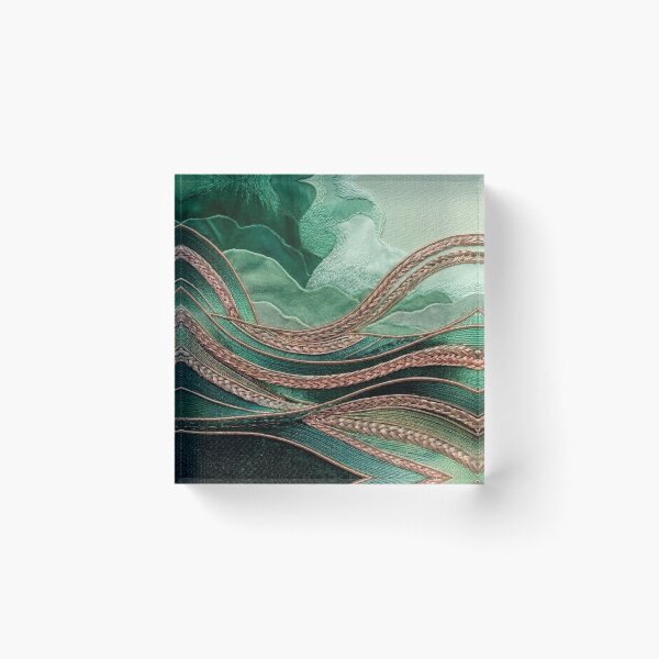Item preview, Emerald Valley Textile Art Landscape designed and sold by KingsArtworx 2.
