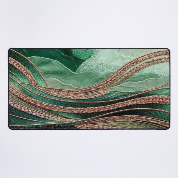 Item preview, Emerald Valley Textile Art Landscape designed and sold by KingsArtworx 2.