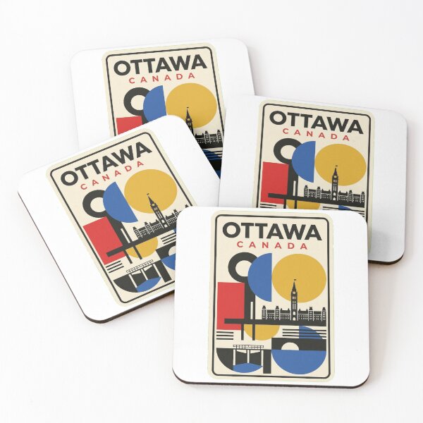 Item preview, Retro Ottawa Bauhaus Geometric Skyline designed and sold by k3rstman1.