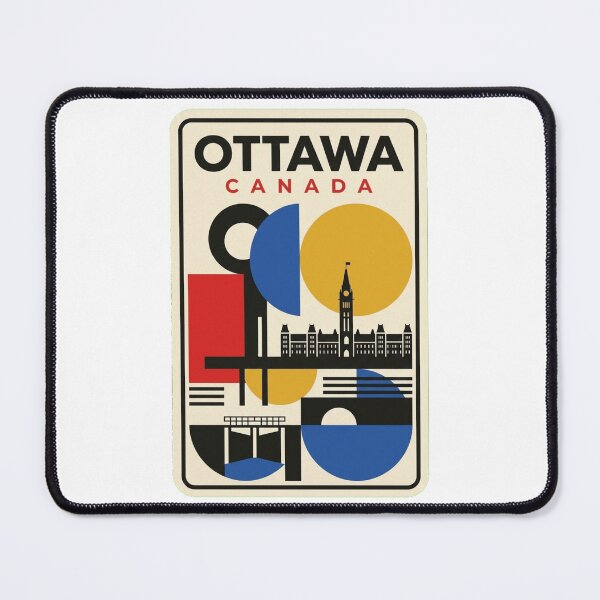 Item preview, Retro Ottawa Bauhaus Geometric Skyline designed and sold by k3rstman1.