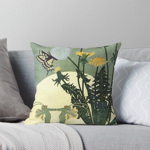 Item preview, Vintage illustration of dandelion and fairies designed and sold by herracaligari.