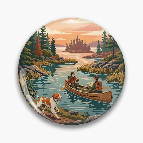 Item preview, Brittany Spaniel Canoe Mapper designed and sold by PictoVibe.