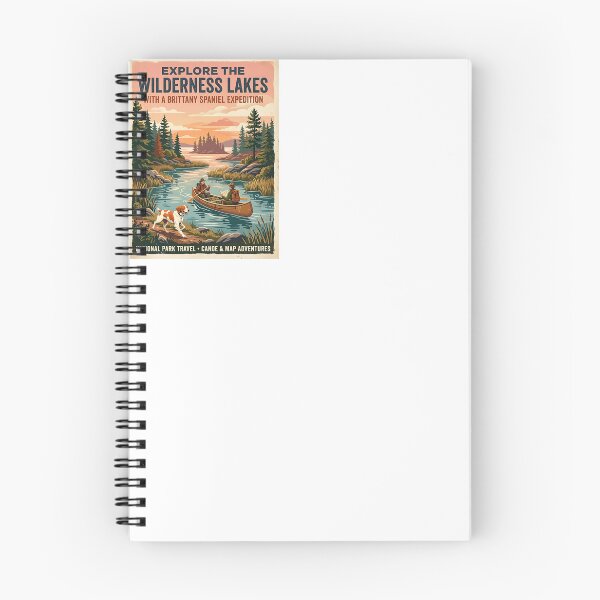 Item preview, Brittany Spaniel Canoe Mapper designed and sold by PictoVibe.
