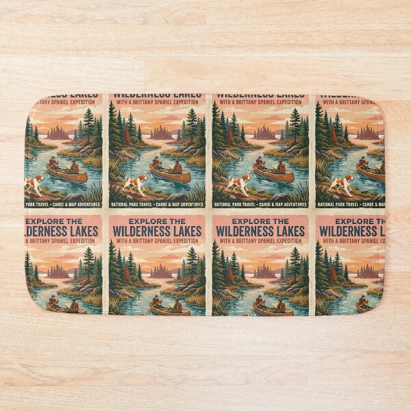 Item preview, Brittany Spaniel Canoe Mapper designed and sold by PictoVibe.