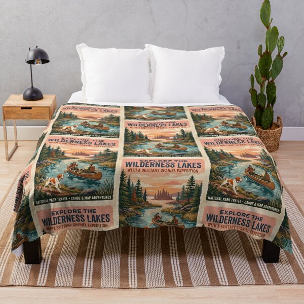 Item preview, Brittany Spaniel Canoe Mapper designed and sold by PictoVibe.