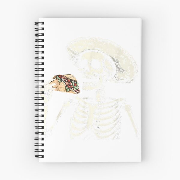Item preview, Mexican Skeleton Taco Lover T-Shirt designed and sold by VibeCrafteria.