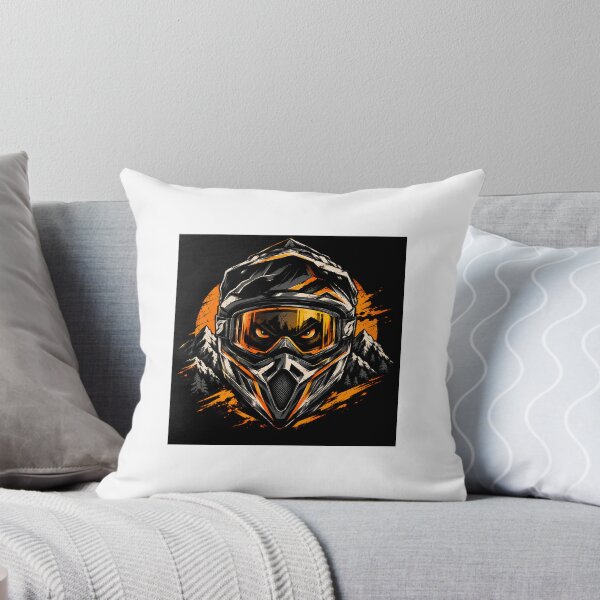Item preview, Aggressive Dirt Bike Helmet and Goggles Sticker designed and sold by Modern   design.