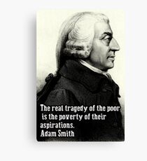 Adam Smith Canvas Print