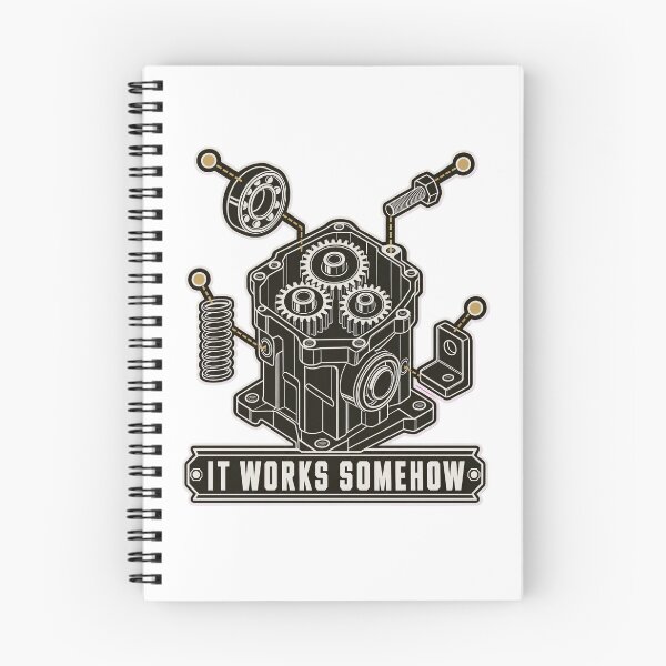Item preview, It Works Somehow Exploded Gearbox Schematic | Engineering Humor Patent Design designed and sold by StickyGuys.