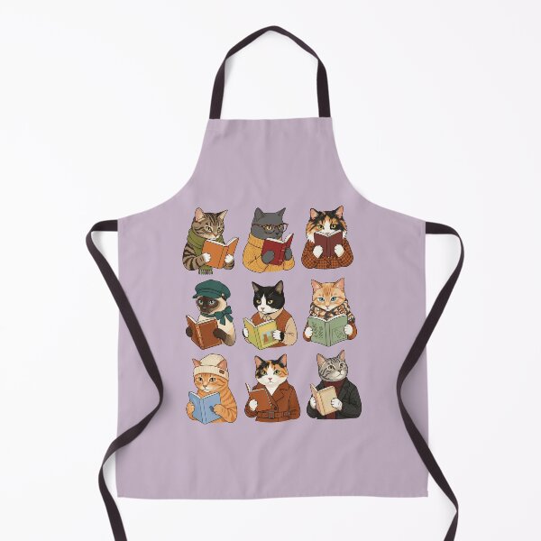Item preview, Book Lover Cats Reading, Cozy Literary Cat Autumn Illustration designed and sold by Krasnovaovaova.